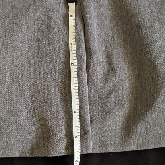 Metaphor Gray Blazer, Single Button, Size 4 - Picture 7 of 14